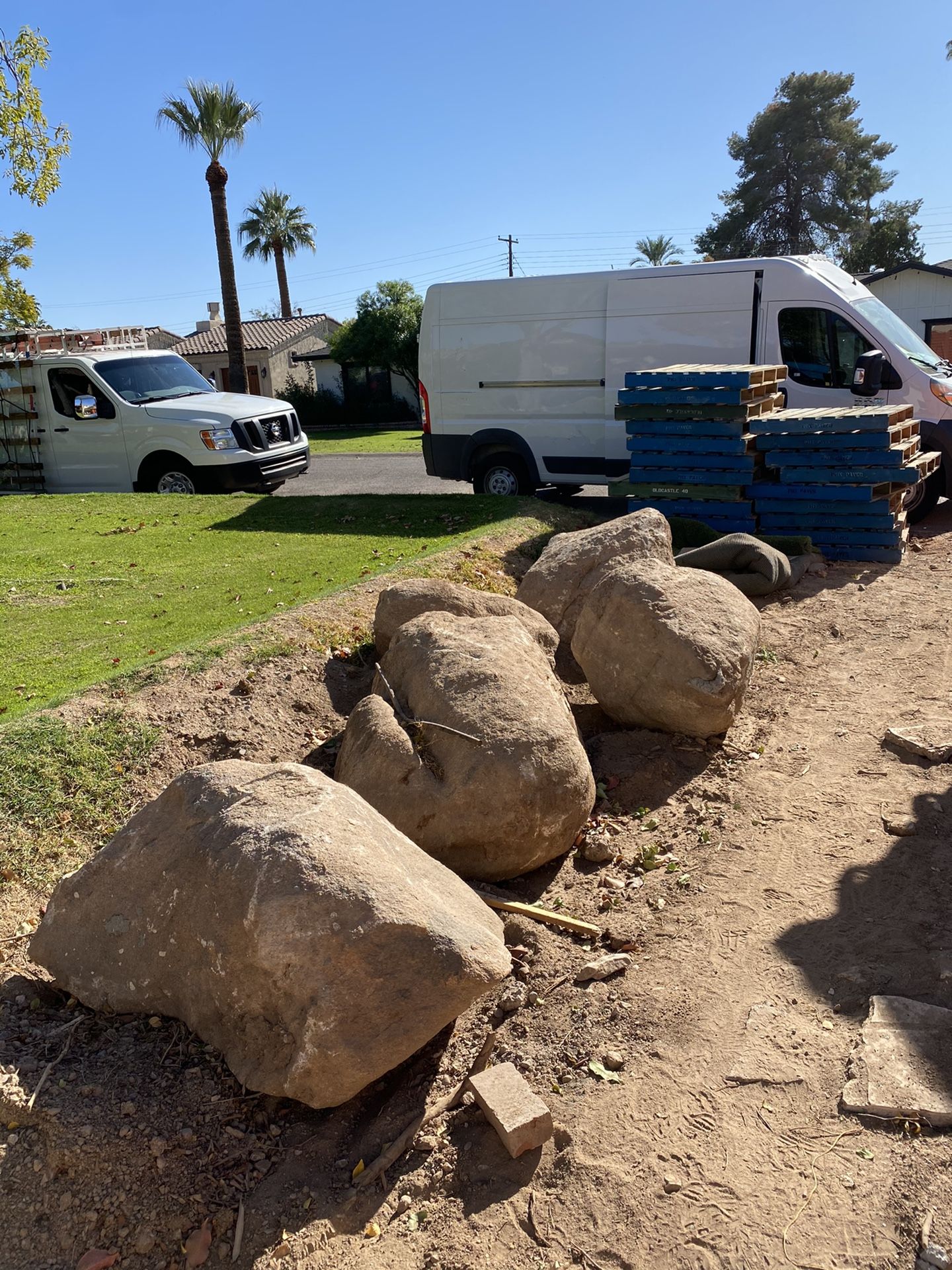 Huge decorative Boulders