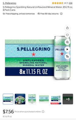 S.PELLEGRINO SPARKLING MINERAL WATER