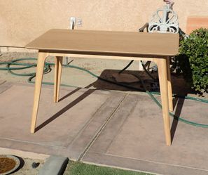 Mid Century Modern Style Wood Dining Table SEE DESCRIPTION