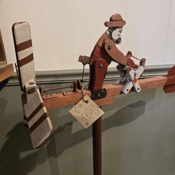 Vintage Folk Art Whirligig