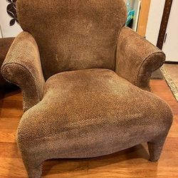 Animal print Chair And Ottom