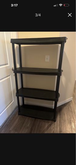 Plastic shelf