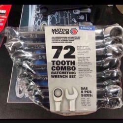 Matco SAE Wrench Set MSRP with Tax $180
