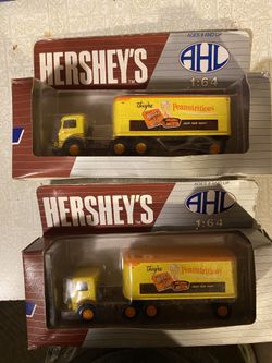 2 Toy Trucks Hersheys Never Used From 1995 