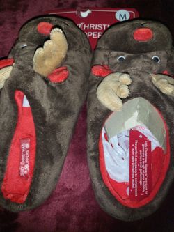 Reindeer Slippers