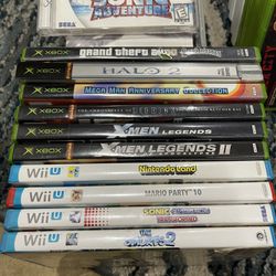 Original XBOX And Wii U Games ~ Nintendo !