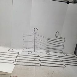  Aluminum Jeans Slacks Hanger 5 Total