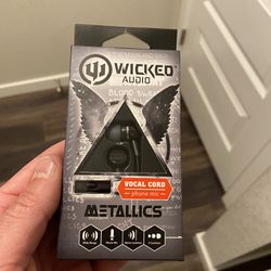New Wicked Metallics Headphones W/speaker Mic