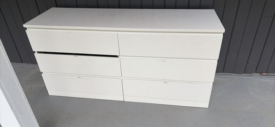 FREE White 6-Drawer Double Dresser