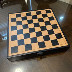 Wooden Chess Game.