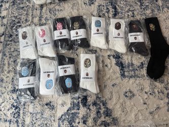 A Bathing Ape BAPE Socks Bundle