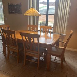 Kitchen Table And 6 Chairs And Buffet 