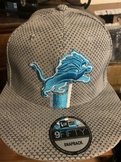 Detriot Lions Grey Sideline Snap Back Hat