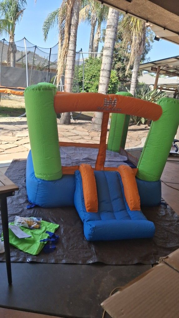 Inflatable Bounce House Kids Jumping Playhouse Indoor And Outdoor Without Blower/ Jumper Para Niños