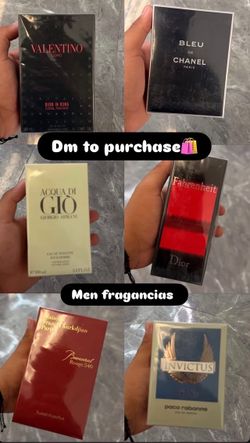 Fragrances perfumes and cologne smell good