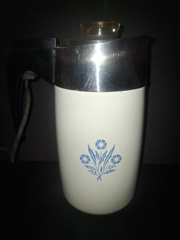 Corningware Cornflower Percolator