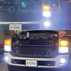 White 9005 HB3 LED Bulbs Headlight Conversion Kit High Beam Bright