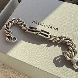 Brand New Silver Balenciaga Bracelet
