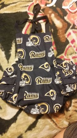 La rams handmade romper new