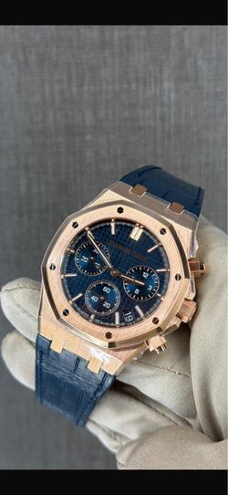 Audemars Piguet Royal Oak Chronograph 26240OR "Blue on leather" 2026