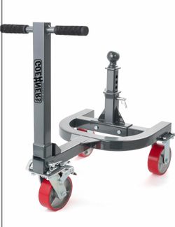 Brand new in the box- Trailer Dolly with 2" Ball, 5000 LBS Tongue Weight Heavy Duty Trailer Mover Dolly, Lockable Swivel Casters, Adjustable Tongue He