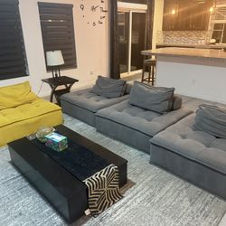 Modular sectional Sofa 4piece 