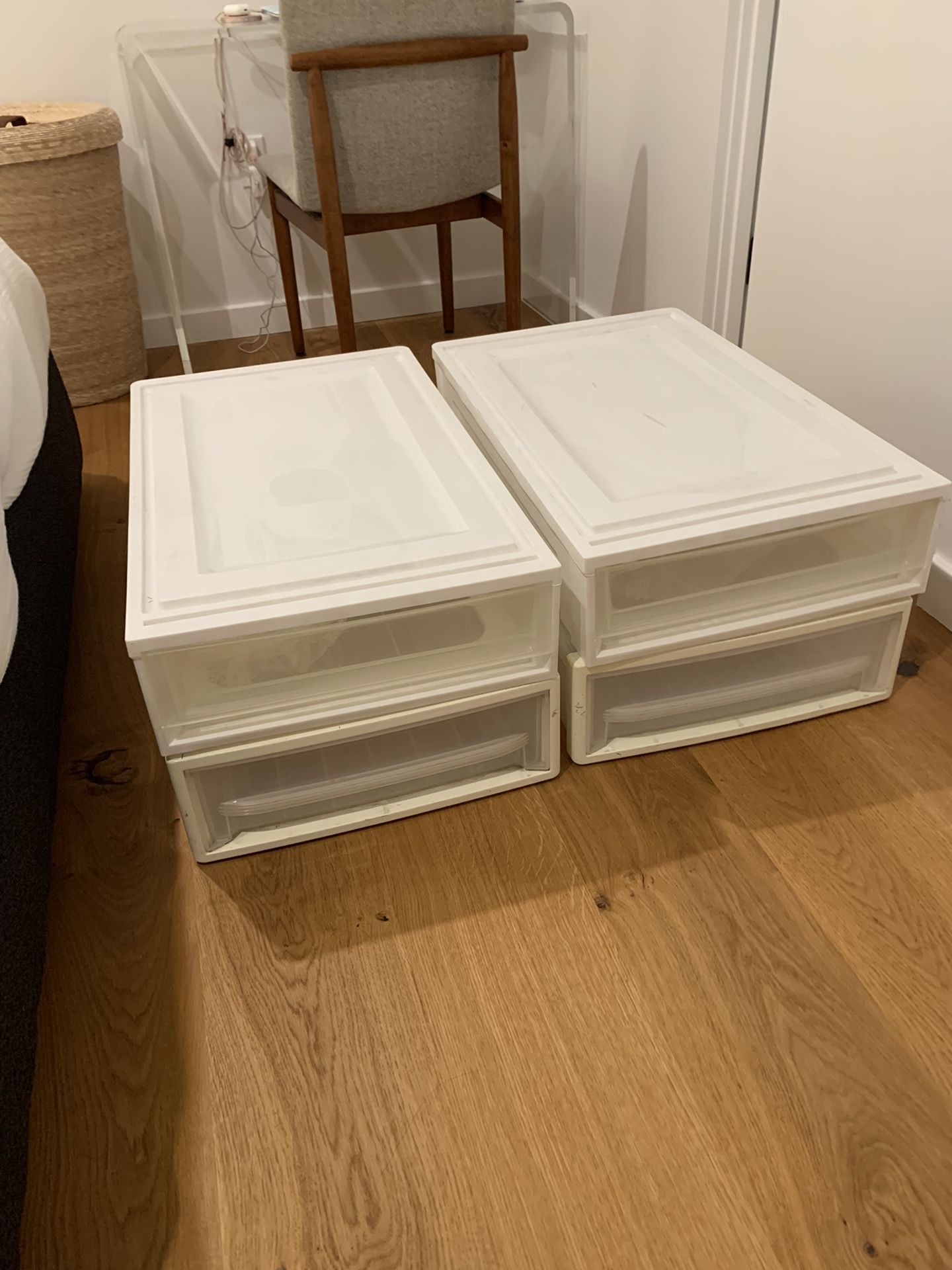 Under Bed Storage Drawers - Set Of 4