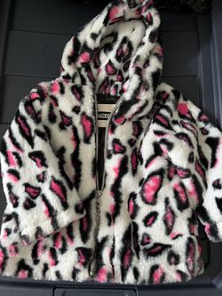 Steve Madden 2T Faux Fur Leopard Jacket- New With Tags
