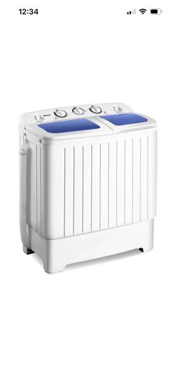 Costway Portable Mini Washing Machine Washer Compact Twin Tub 20 lbs Spin