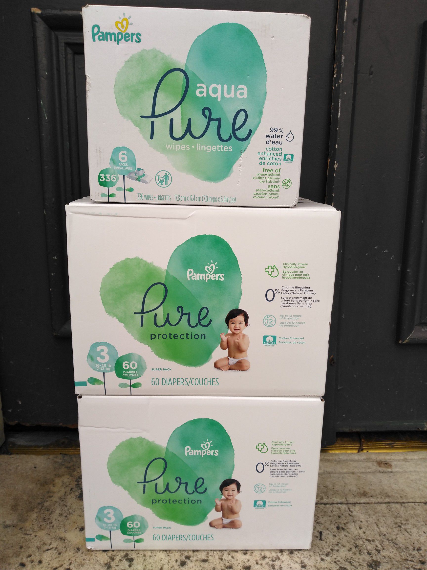 Pampers pure size 3 bundle