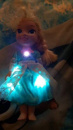 Elsa light up doll