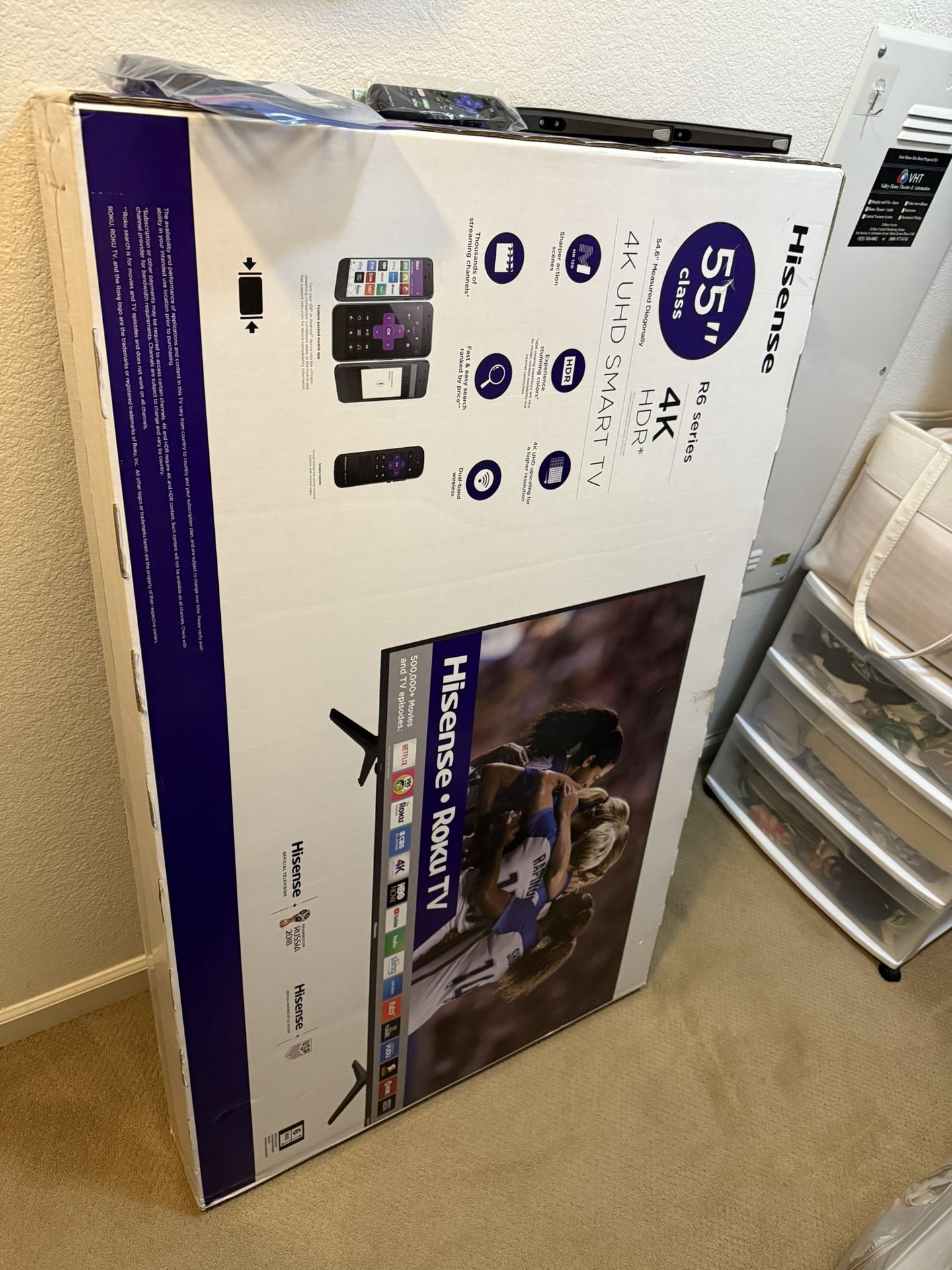 Hisense 55” TV UHD