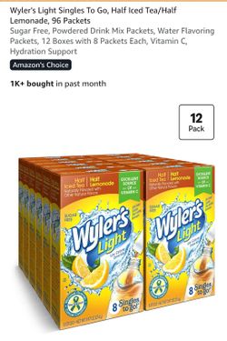 Wyler's Light Half Iced Tea Lemonade Singles 12-Pack