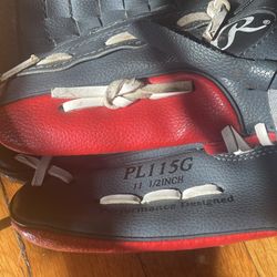 Rawlings Baseball Glove 11.5in PL115G Youth Players & Gift