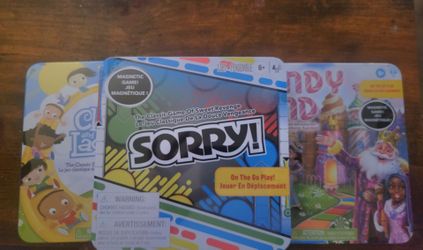 Sorry! Magnetic Travel Board Game Tin