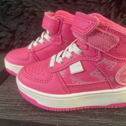 Barbie Baby Toddler Girl Shoe Size 4 | Like New | Pink High Top