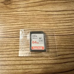 SanDisk Tarjeta de memoria Ultra SDXC UHS-I de 64 GB, hasta 140 MB/s, C10, U1, Full HD, tarjeta SD - SDSDUNB-064G-GN6IN