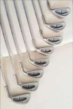 Vintage Ping Eye Iron Set 2-4-5-6-7-8-9-W Steel Shafts Made in USA Golf Club