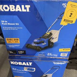 Kobalt 24-volt, 16-in Push Battery Walk Mower