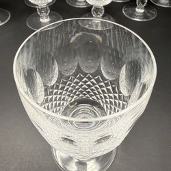 Waterford Crystal Colleen Cut Crystal Goblet Vintage Stemware