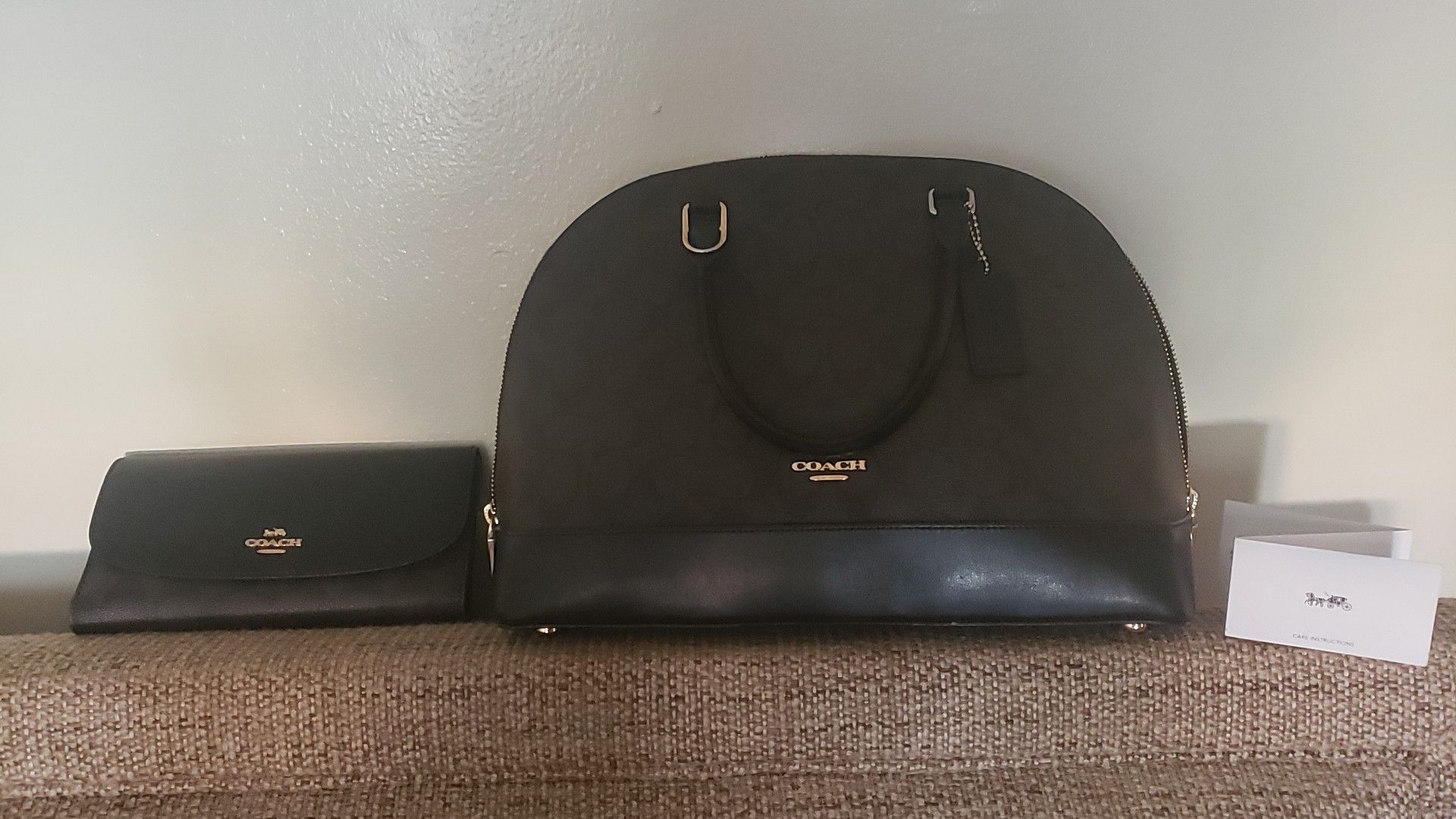 Coach sig Sierra purse with matching wallet