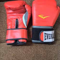 Boxing Gloves.  I Think 12 Oz.  Not sure 