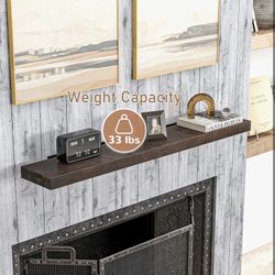 Fireplace Mantel, Heavy Duty Wall Mounted Shelf