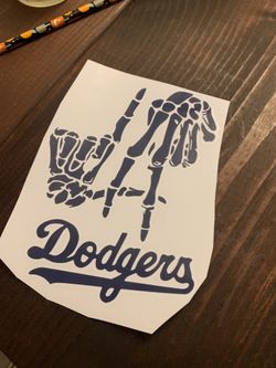 Dodgers Car Decal