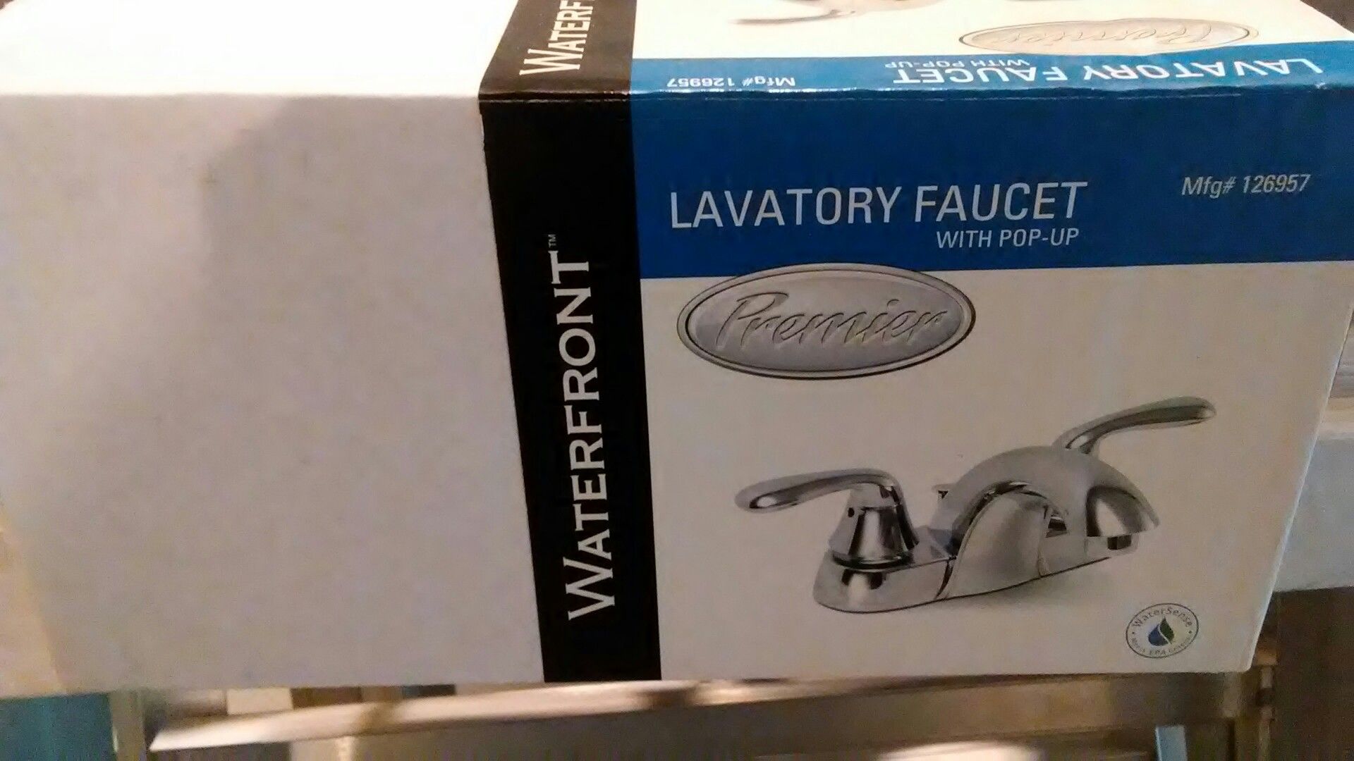 Bathroom faucet with pop