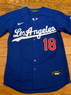 Blue Los Angeles dodgers Yamamoto road blue jersey