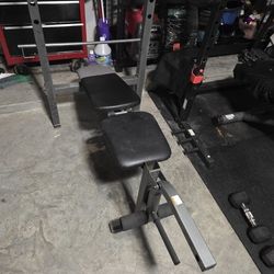 Workout Bench And Misc 