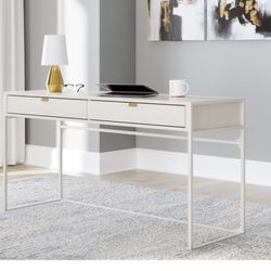 Desk  Deznee, 2 drawer, White, 60”in