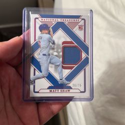 Matt Shaw NATIONAL TREASURES 36/75