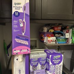 Brand New Power Mop Bundle All For ($40)(Cash Only)(price Is Firm)(Retails For $59.62 at Walmart With Tax)